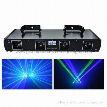 4-head Green, Blue Laser Show System for Disco Club Entertainment Lighting